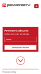 Mobile Screenshot of powerserv.at